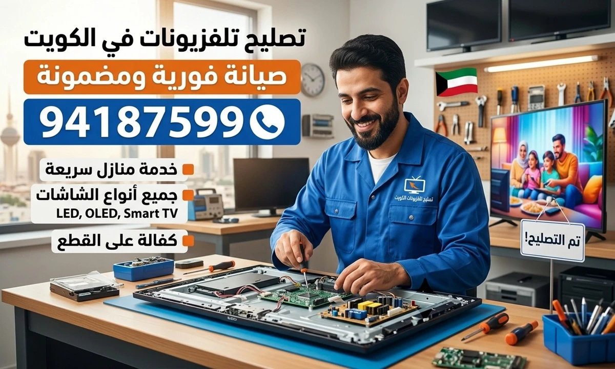 تصليح تلفزيونات وشاشات الكويت